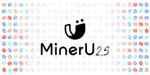 MinerU2.5, a vision-language model for efficient document parsing
